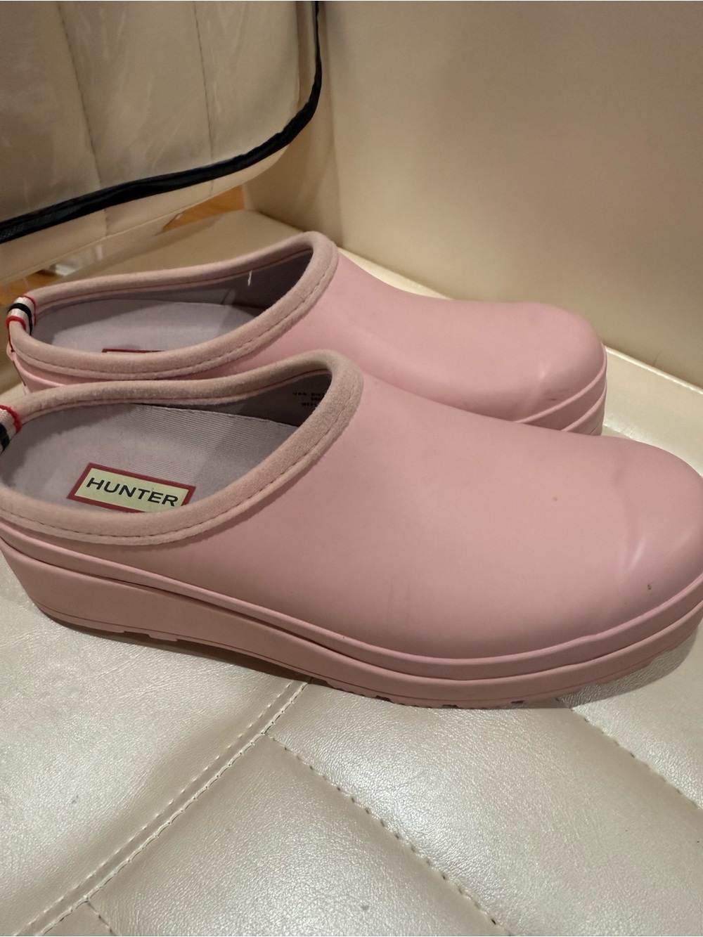Hunter Women’s Blush Pink Slip-On Clog